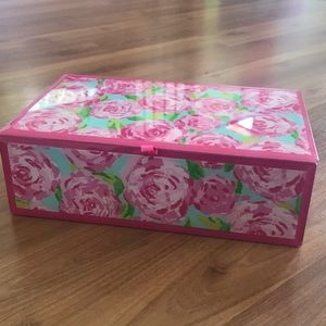 Lilly Pulitzer Large Glass Box // First Impression
